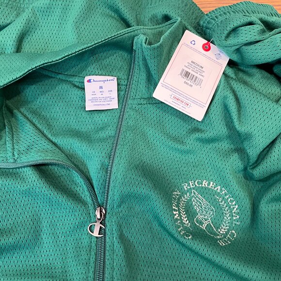 M101 Champion Men's Road Sign Green Game Day Attack Jacket - Medium - NWT $65 - Picture 5 of 6